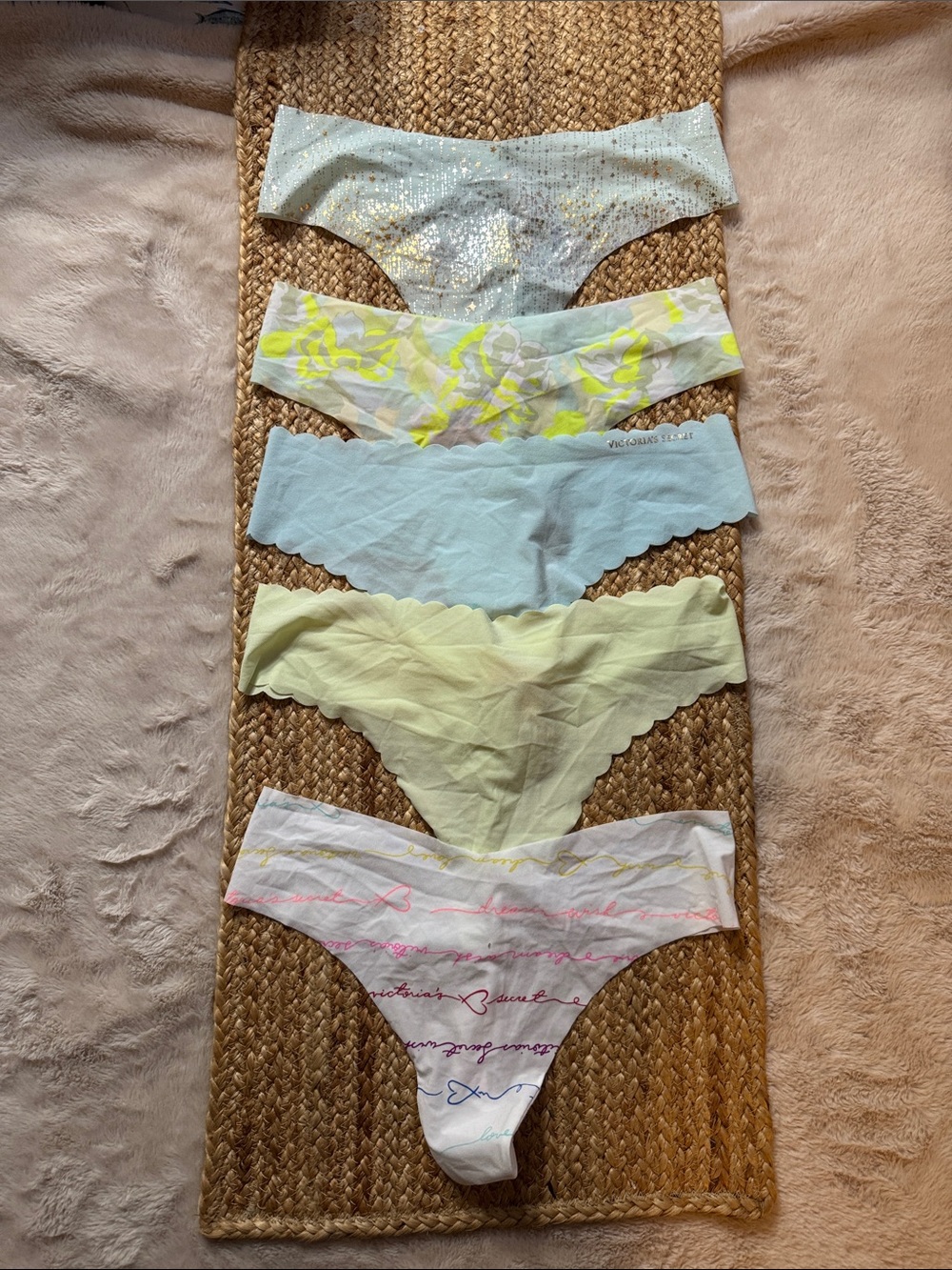 Victoria Secret Set of 5 Thongs